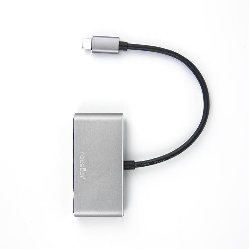 Rocstor Y10A201-A1 interface hub Black