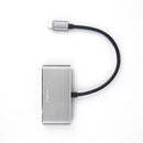Rocstor Y10A200-A1 interface hub USB 3.2 Gen 1 (3.1 Gen 1) Type-C Black