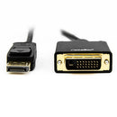 Rocstor Y10C155-B1 video cable adapter 70.9" (1.8 m) DisplayPort DVI-D Black