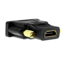 Rocstor Y10C126-B1 cable gender changer DVI-D HDMI Black