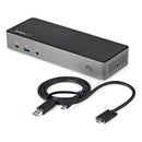 StarTech.com DK31C3HDPD laptop dock/port replicator Wired USB 3.2 Gen 2 (3.1 Gen 2) Type-C Black, Gray