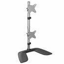 StarTech.com ARMDUOVS monitor mount / stand 27" Desk Black, Silver