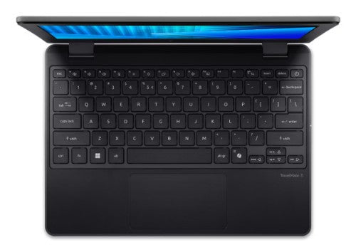 Acer TravelMate TMB311-34-C6MZ Laptop 11.6" WXGA 4 GB LPDDR5-SDRAM 128 GB eMMC Wi-Fi 7 (802.11be) Windows 11 Pro Education Black