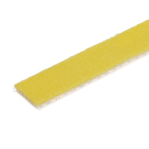 StarTech.com HKLP25YW cable tie Hook & loop cable tie Nylon Yellow 1 pc(s)