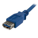 StarTech.com USB3SEXT1M USB cable USB 3.2 Gen 1 (3.1 Gen 1) 39.4" (1 m) USB A Blue