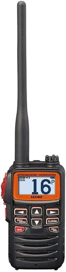Standard Horizon Hx40 Handheld 6w Ultra Compact Marine Vhf Transceiver W/Fm Band