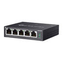 TP-Link Omada DS105GP network switch Unmanaged Gigabit Ethernet (10/100/1000) Power over Ethernet (PoE) Black