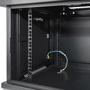 Rocstor Y10E001-B1 rack cabinet 6U Wall mounted rack Black