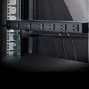 StarTech.com 8NM8-RACK-MOUNT-PDU power distribution unit (PDU) 8 AC outlet(s) 1U Black