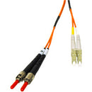 C2G 5m LC/ST Duplex 62.5/125 Multimode Fiber Patch Cable InfiniBand/fibre optic cable 196.9" (5 m) Orange
