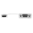 Rocstor Y10C119-W1 video cable adapter 5.91" (0.15 m) VGA (D-Sub) HDMI Type A (Standard) White