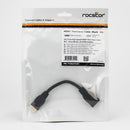 Rocstor Y10A214-B1 HDMI cable 5.98" (0.152 m) HDMI Type A (Standard) Black