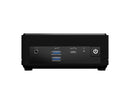 MSI Cubi N ADL 021US Intel® N N100 4 GB DDR4-SDRAM 128 GB SSD Windows 11 Pro Mini PC Black