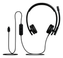 Logitech H570e Headset Wired Head-band Office/Call center USB Type-C Black
