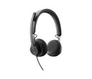 Logitech 981-001103 headphones/headset Wired Head-band Office/Call center USB Type-C Graphite