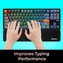 Adesso Truform P320 wrist rest Fiber, Memory foam, Rubber Black