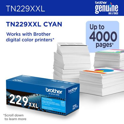 Brother TN-229XXLC toner cartridge 1 pc(s) Original Cyan