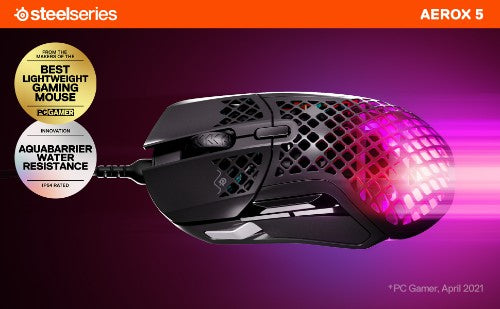 Steelseries Aerox 5 mouse Gaming Right-hand USB Type-A Optical 18000 DPI