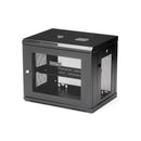 StarTech.com RK9WALM rack cabinet 9U Wall mounted rack Black