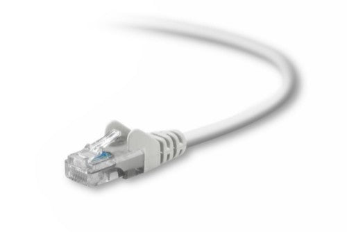 Belkin Cat5e, 1ft, 1 x RJ-45, 1 x RJ-45, White networking cable 11.8" (0.3 m)