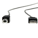 Rocstor Y10C115-B1 USB cable USB 2.0 120" (3.05 m) USB A USB B Black