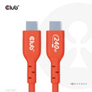 CLUB3D CAC-1573 USB cable USB 2.0 78.7" (2 m) USB C Red