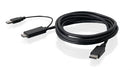 iogear G2LHDDP02 DisplayPort cable 70.9" (1.8 m) HDMI Type A (Standard) Black