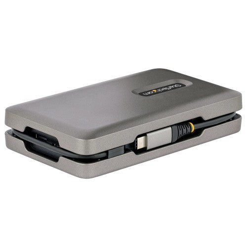 StarTech.com DKM31C3HVCPD laptop dock/port replicator Wired USB 3.2 Gen 2 (3.1 Gen 2) Type-C Gray