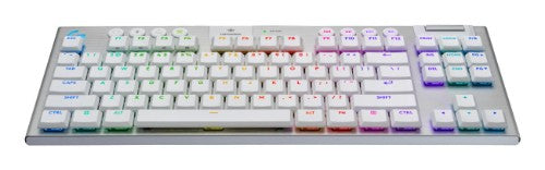 Logitech G 920-012732 keyboard Gaming RF Wireless + Bluetooth QWERTY English White