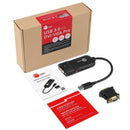 Siig JU-DV0112-S3 video cable adapter 7.87" (0.2 m) USB Type-A DVI-I + VGA (D-Sub) Black