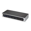 StarTech.com HB30C5A2CSC interface hub USB 3.2 Gen 1 (3.1 Gen 1) Type-B 5000 Mbit/s Black, Silver