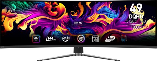 MSI MPG 491CQP QD-OLED computer monitor 49" 5120 x 1440 pixels DQHD Black