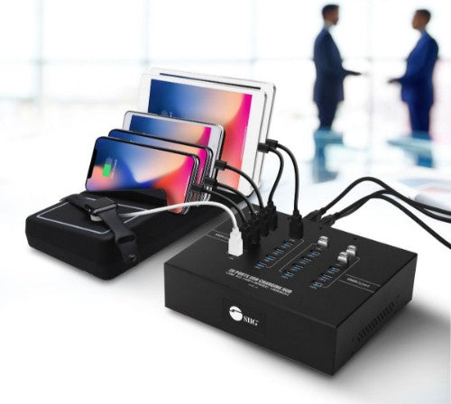 Siig ID-US0611-S1 interface hub USB 3.2 Gen 1 (3.1 Gen 1) Type-B 5000 Mbit/s Black