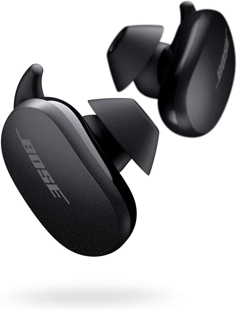 Bose QuietComfort Noise Cancelling Earbuds - True Wireless Earphones, Triple Black, the World's Most Effective Noise Cancelling Earbuds