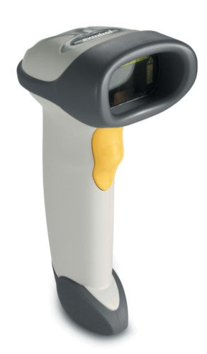 Zebra LS2208 Handheld bar code reader 1D Laser Black, White