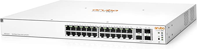 Aruba Instant On 1930 28P Gb Ethernet 24xGE PoE (370W), 4X 1G/10G SFP+, L2+ Smart Switch EU Europe Cord