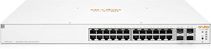 Aruba Instant On 1930 28P Gb Ethernet 24xGE PoE (370W), 4X 1G/10G SFP+, L2+ Smart Switch EU Europe Cord