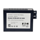 Tripp Lite N785-001-SC-MM network media converter 1000 Mbit/s 850 nm Multi-mode Black