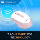 Adesso iMouse A30P mouse Universal Ambidextrous RF Wireless Optical 1200 DPI
