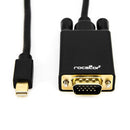 Rocstor Y10C163-B1 video cable adapter 70.9" (1.8 m) Mini DisplayPort VGA (D-Sub) Black