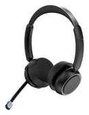 4XEM 4XWLHSM109 headphones/headset Wireless Head-band Office/Call center USB Type-C Bluetooth Black