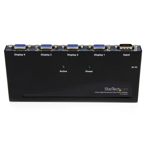 StarTech.com ST124PRO video splitter VGA 4x VGA