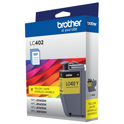 Brother LC402YS ink cartridge 1 pc(s) Original Standard Yield Yellow
