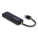 StarTech.com H5A4A-USB-HUB interface hub USB 3.2 Gen 1 (3.1 Gen 1) Type-A 5000 Mbit/s Black
