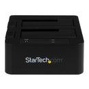 StarTech.com SDOCK2U33EB storage drive docking station USB 3.2 Gen 1 (3.1 Gen 1) Type-B Black