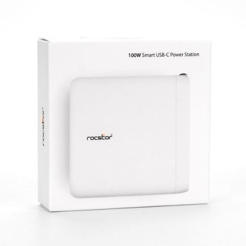 Rocstor Y10A245-W1 mobile device charger Laptop, Tablet White AC Indoor