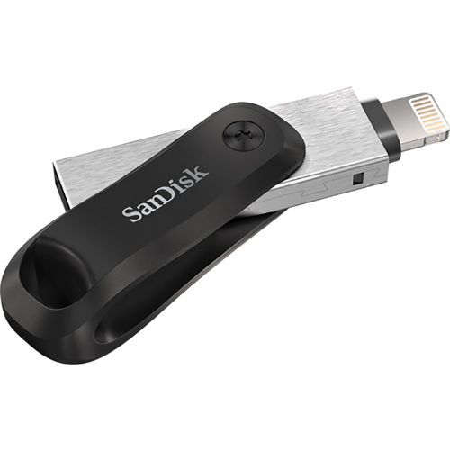 SanDisk iXpand Go USB flash drive 64 GB USB Type-A / USB Type-C 3.2 Gen 1 (3.1 Gen 1) Black, Silver