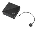 MSI Cubi N ADL 021US Intel® N N100 4 GB DDR4-SDRAM 128 GB SSD Windows 11 Pro Mini PC Black