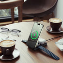 ALOGIC A31FWCBK mobile device charger Headset, Smartphone, Smartwatch, Watch Black USB Wireless charging Fast charging Indoor