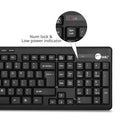 Siig JK-WR0T12-S1 keyboard Mouse included Home RF Wireless QWERTY Black